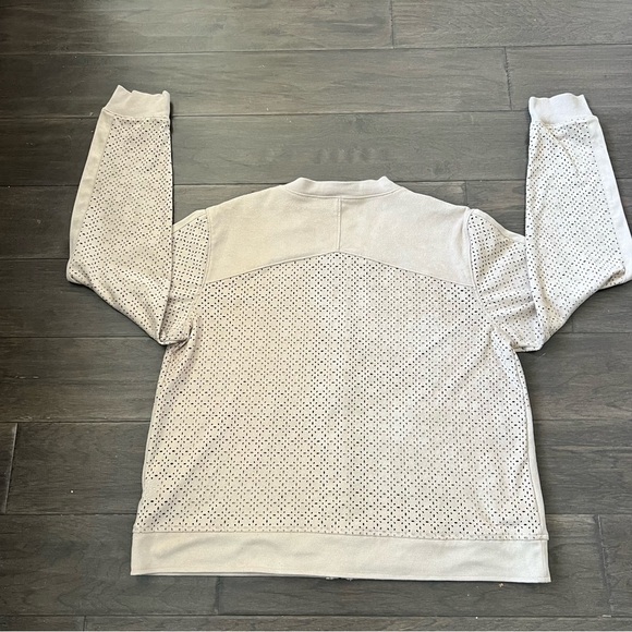 Faux Suede Leather Jacket - Picture 2 of 9